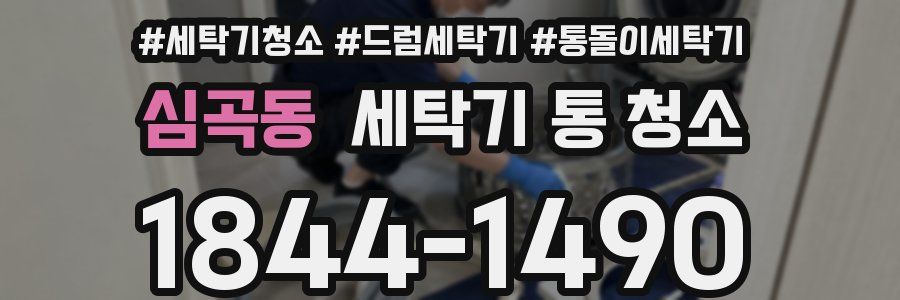 심곡동 세탁기 통 청소