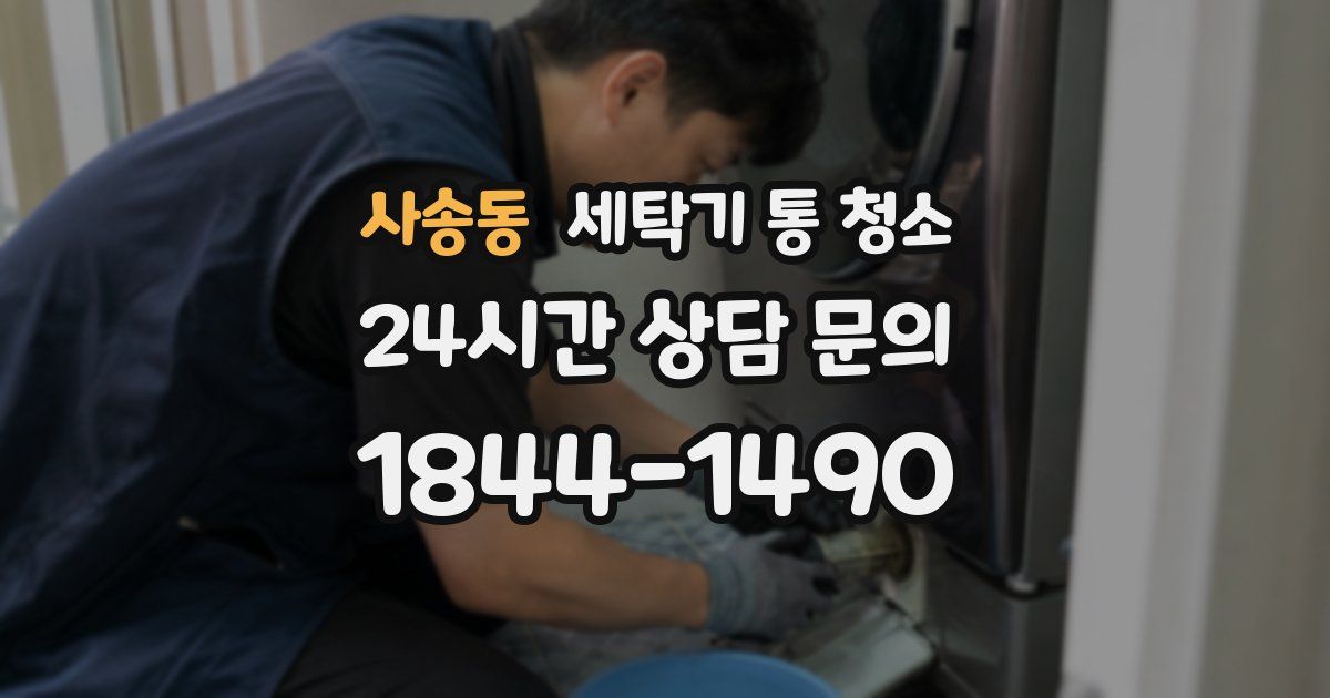 사송동 세탁기 통 청소