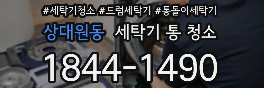 상대원동 세탁기 통 청소