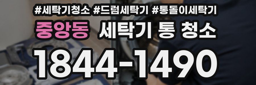 중앙동 세탁기 통 청소