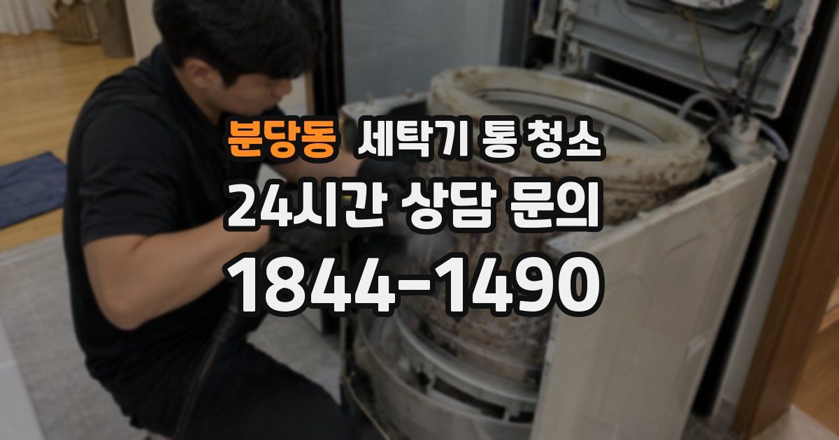 분당동 세탁기 통 청소
