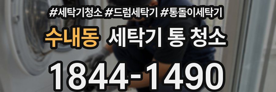 수내동 세탁기 통 청소