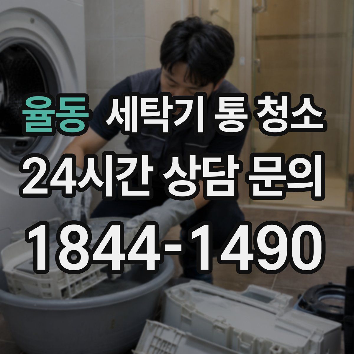 율동 세탁기 통 청소