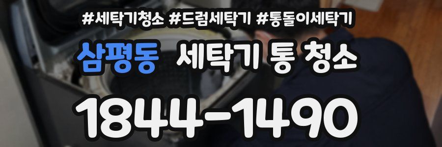 삼평동 세탁기 통 청소