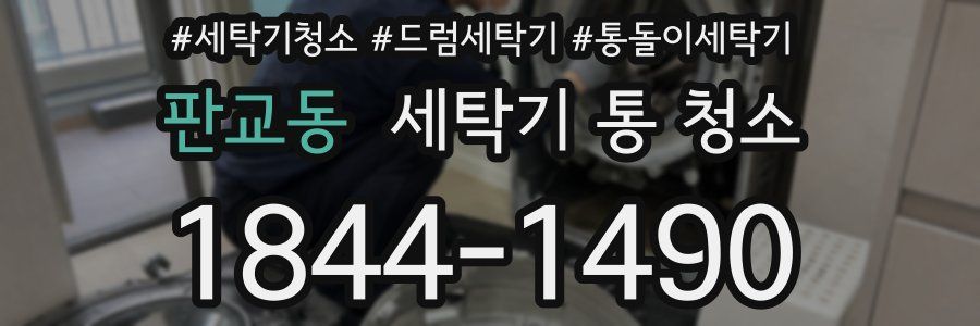 판교동 세탁기 통 청소
