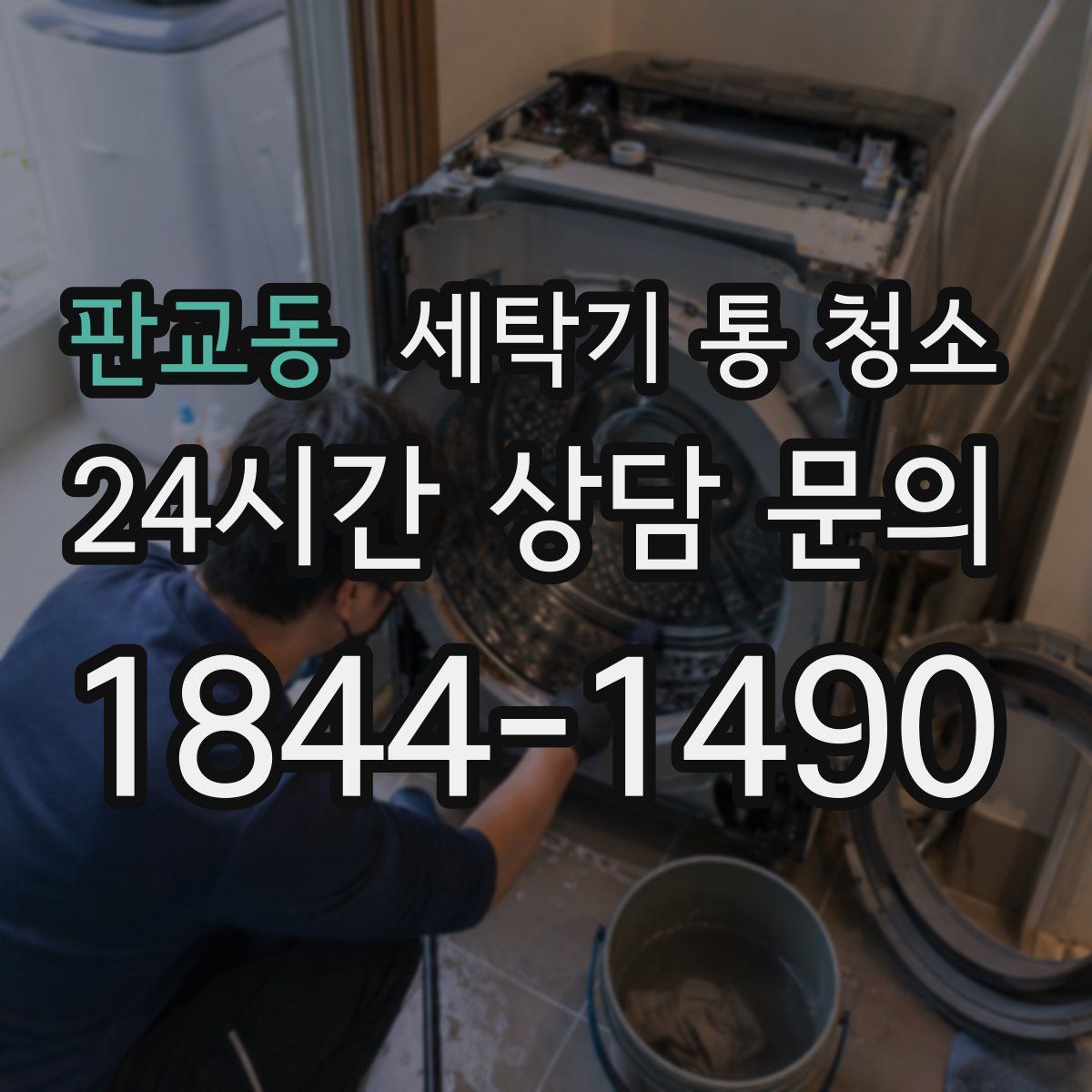 판교동 세탁기 통 청소