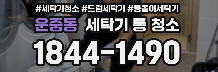 운중동 세탁기 통 청소