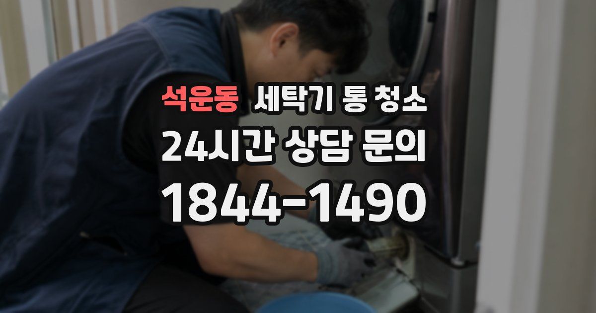 석운동 세탁기 통 청소