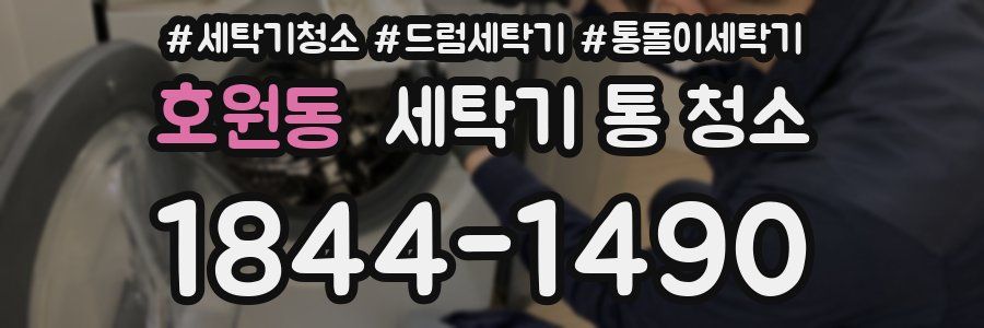 호원동 세탁기 통 청소