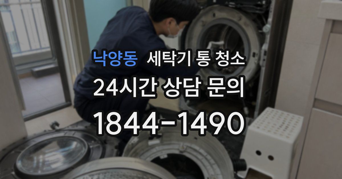 낙양동 세탁기 통 청소