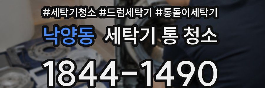 낙양동 세탁기 통 청소