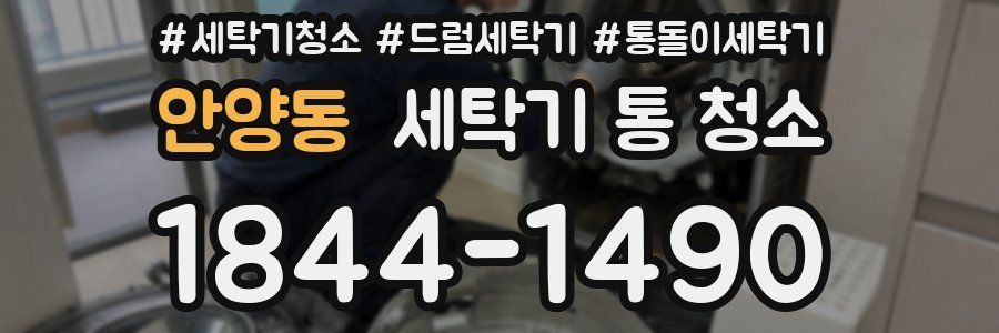 안양동 세탁기 통 청소