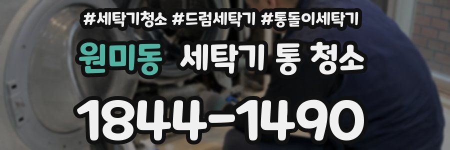 원미동 세탁기 통 청소
