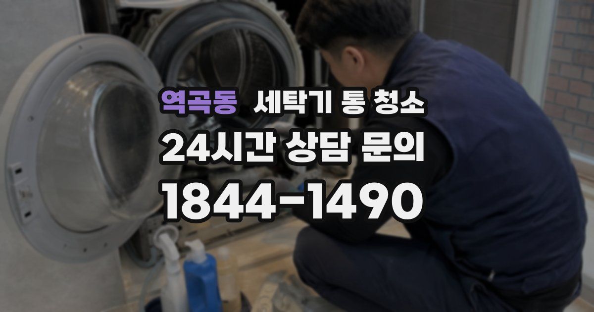 역곡동 세탁기 통 청소
