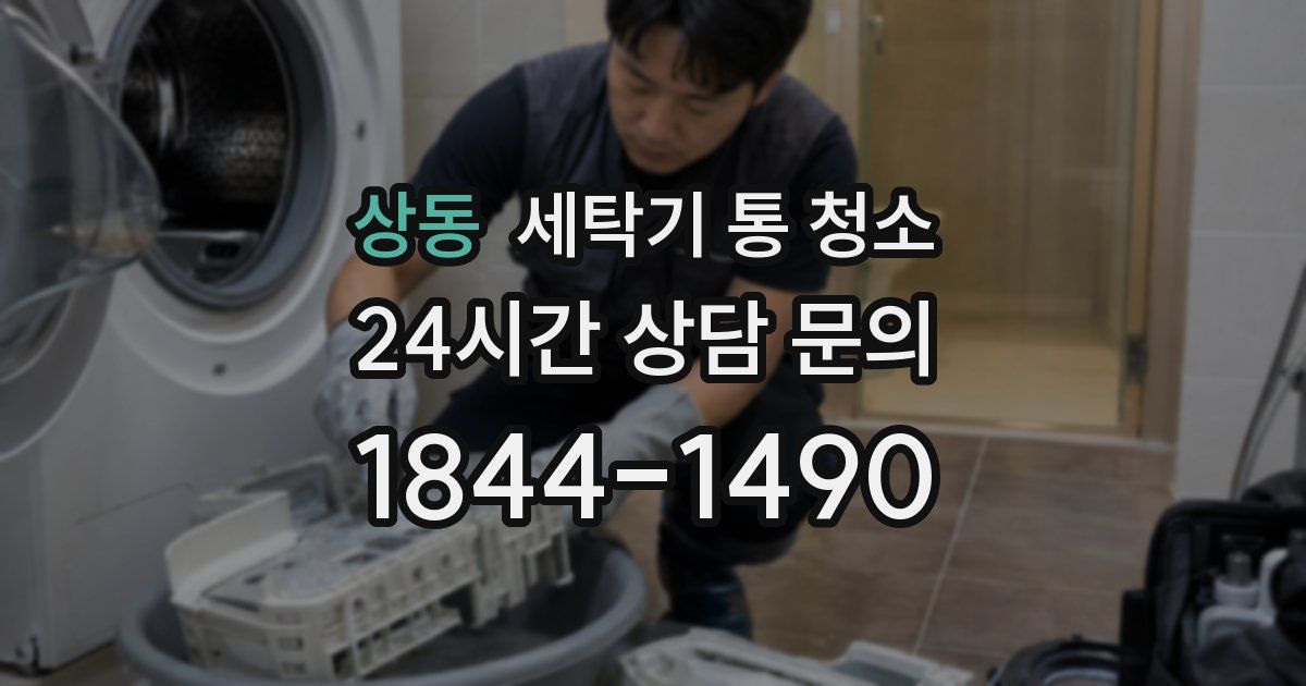 상동 세탁기 통 청소