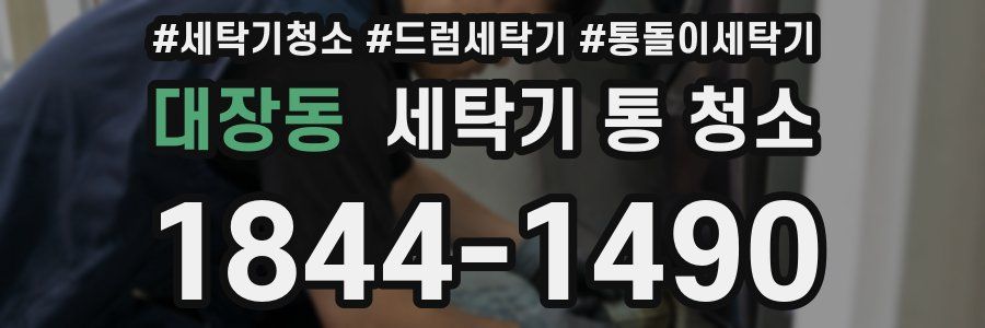 대장동 세탁기 통 청소