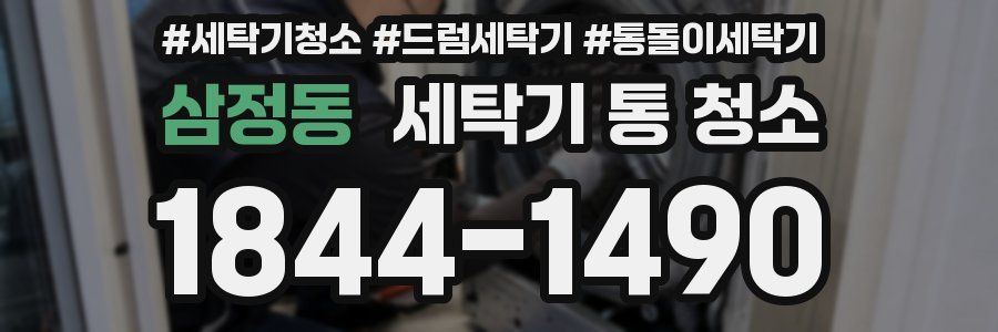 삼정동 세탁기 통 청소