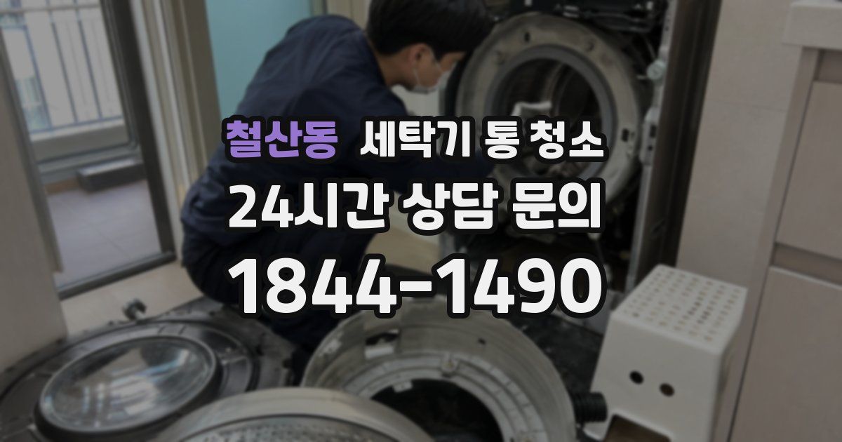 철산동 세탁기 통 청소