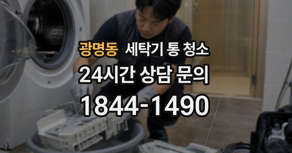 광명동 세탁기 통 청소