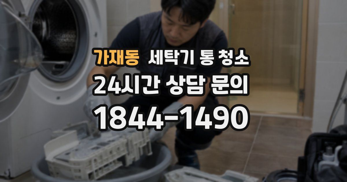 가재동 세탁기 통 청소