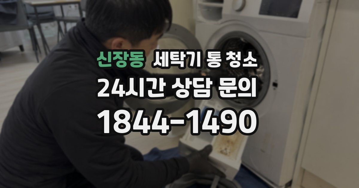 신장동 세탁기 통 청소