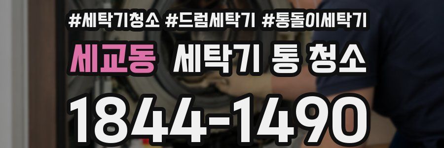 세교동 세탁기 통 청소