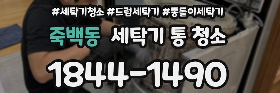 죽백동 세탁기 통 청소
