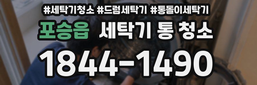 포승읍 세탁기 통 청소