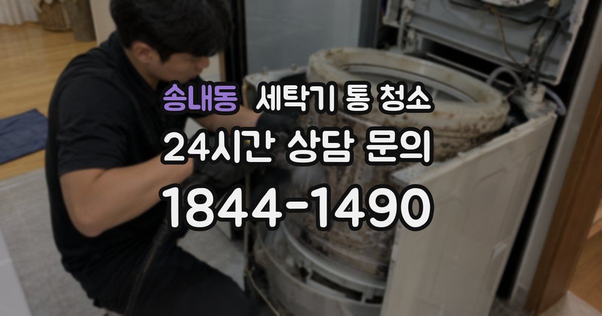 송내동 세탁기 통 청소