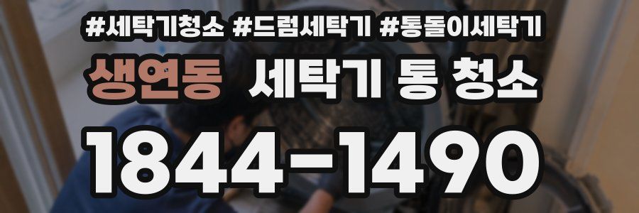 생연동 세탁기 통 청소