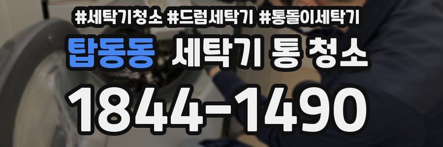 탑동동 세탁기 통 청소