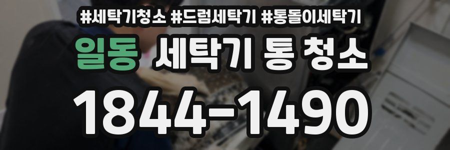일동 세탁기 통 청소