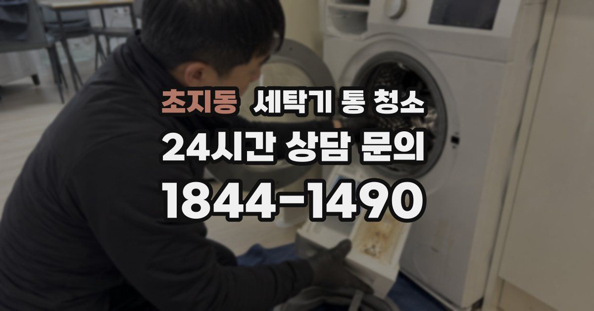 초지동 세탁기 통 청소