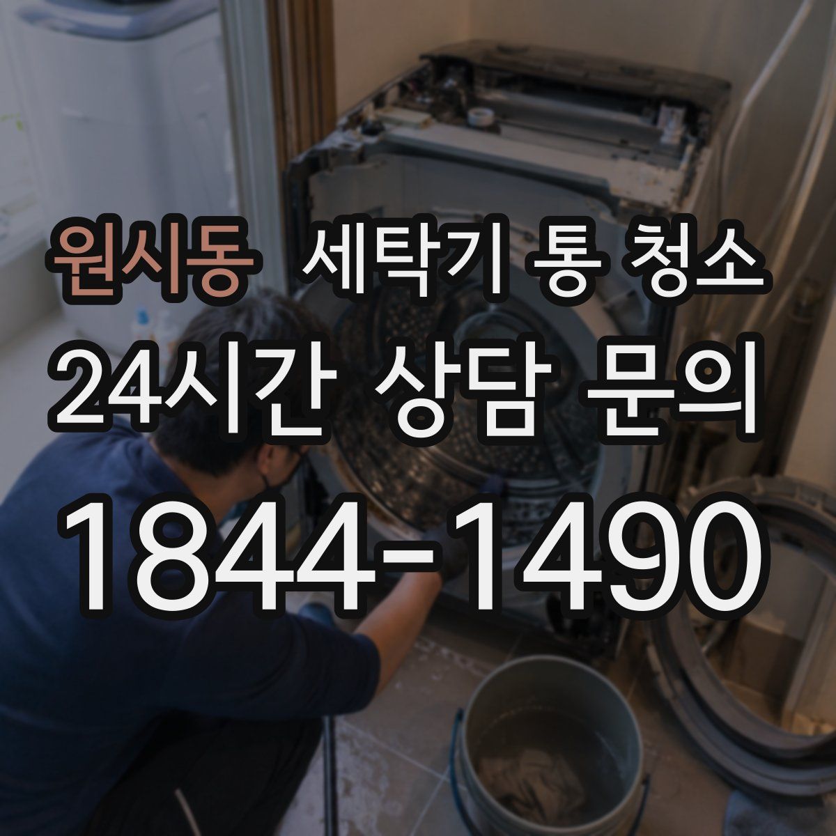 원시동 세탁기 통 청소