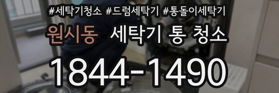 원시동 세탁기 통 청소