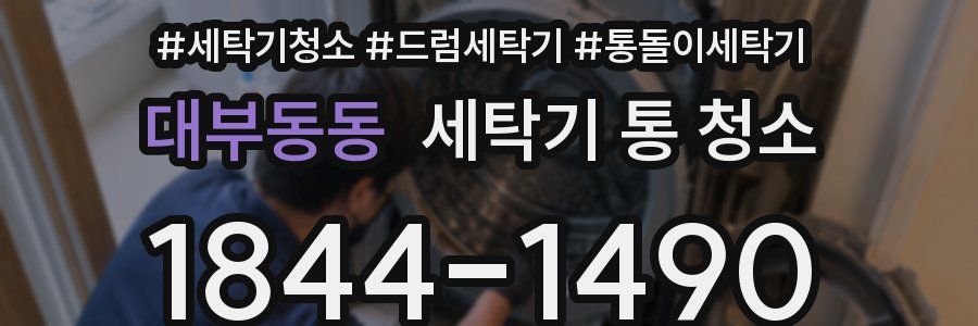 대부동동 세탁기 통 청소