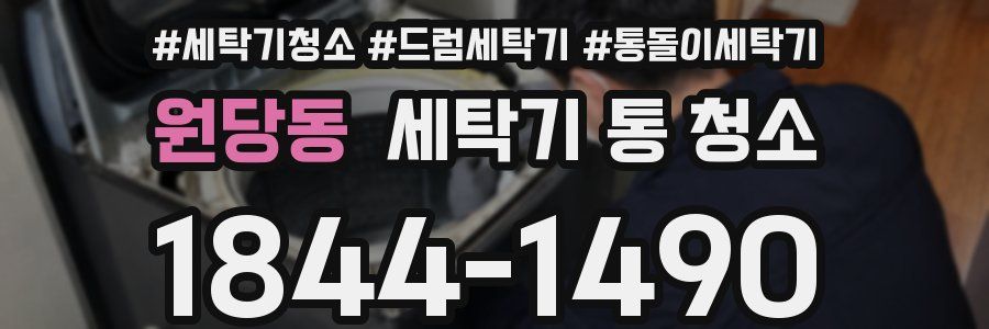 원당동 세탁기 통 청소