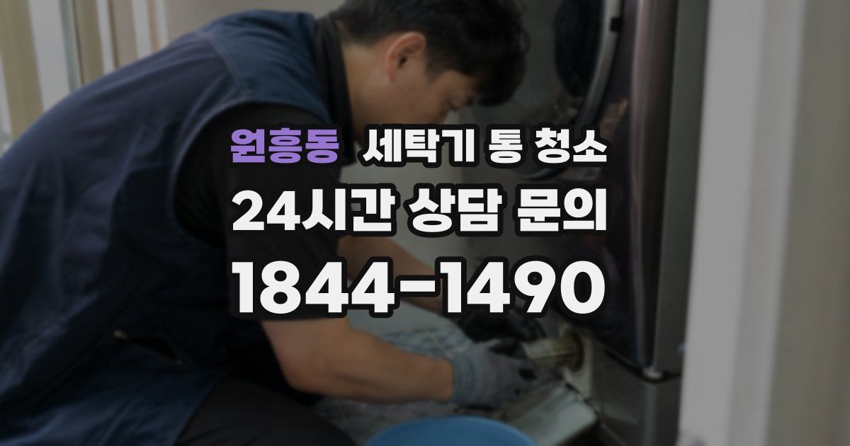 원흥동 세탁기 통 청소