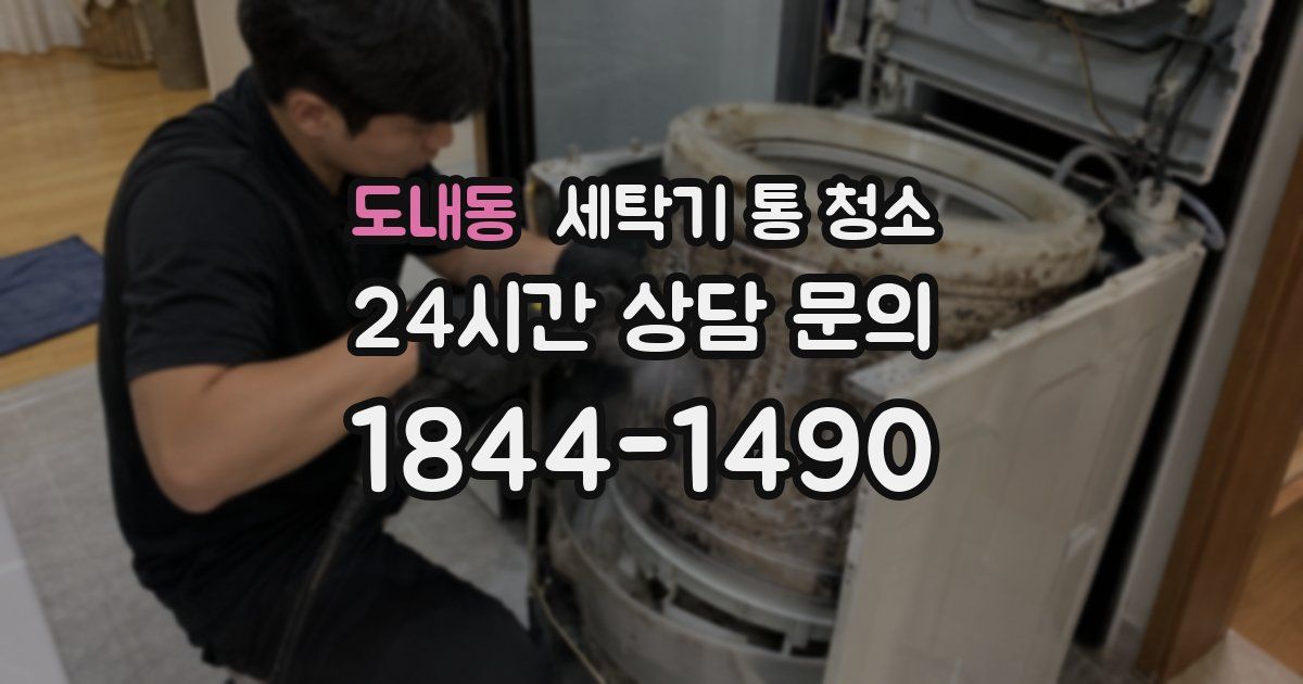 도내동 세탁기 통 청소
