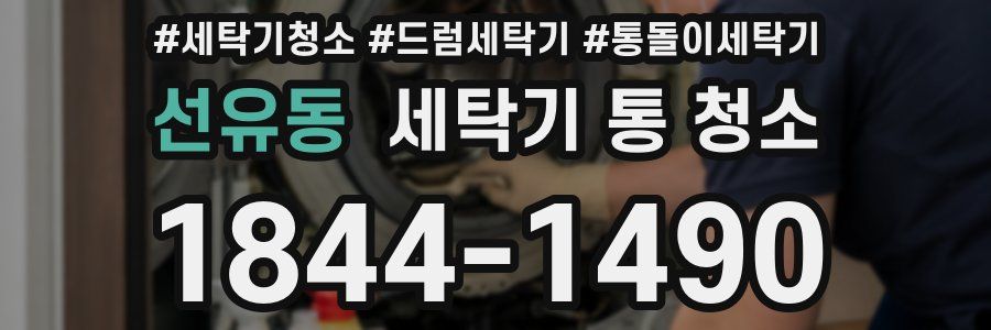 선유동 세탁기 통 청소