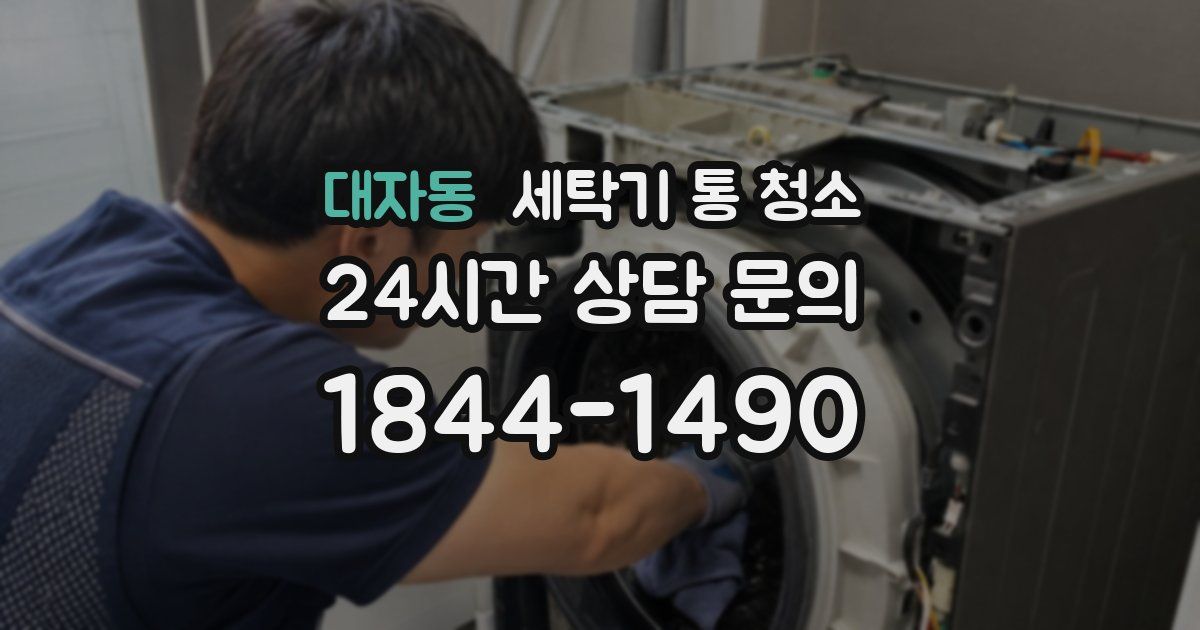 대자동 세탁기 통 청소