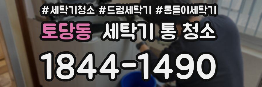 토당동 세탁기 통 청소