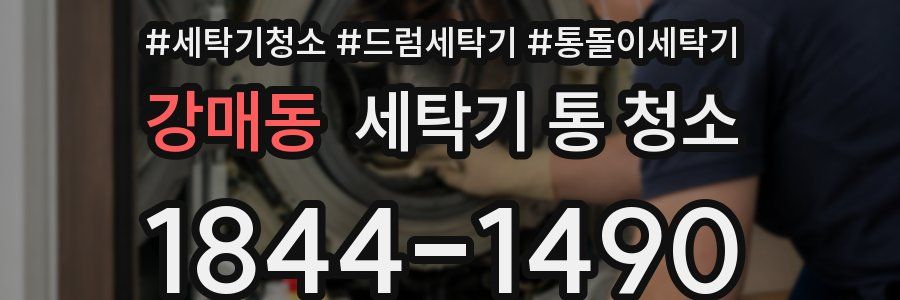 강매동 세탁기 통 청소