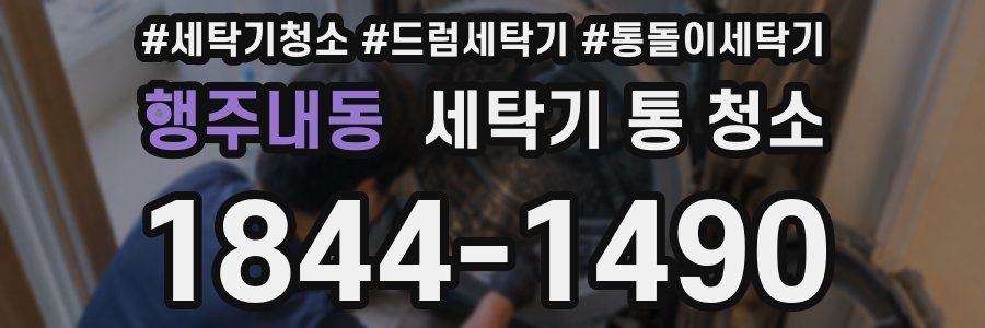 행주내동 세탁기 통 청소