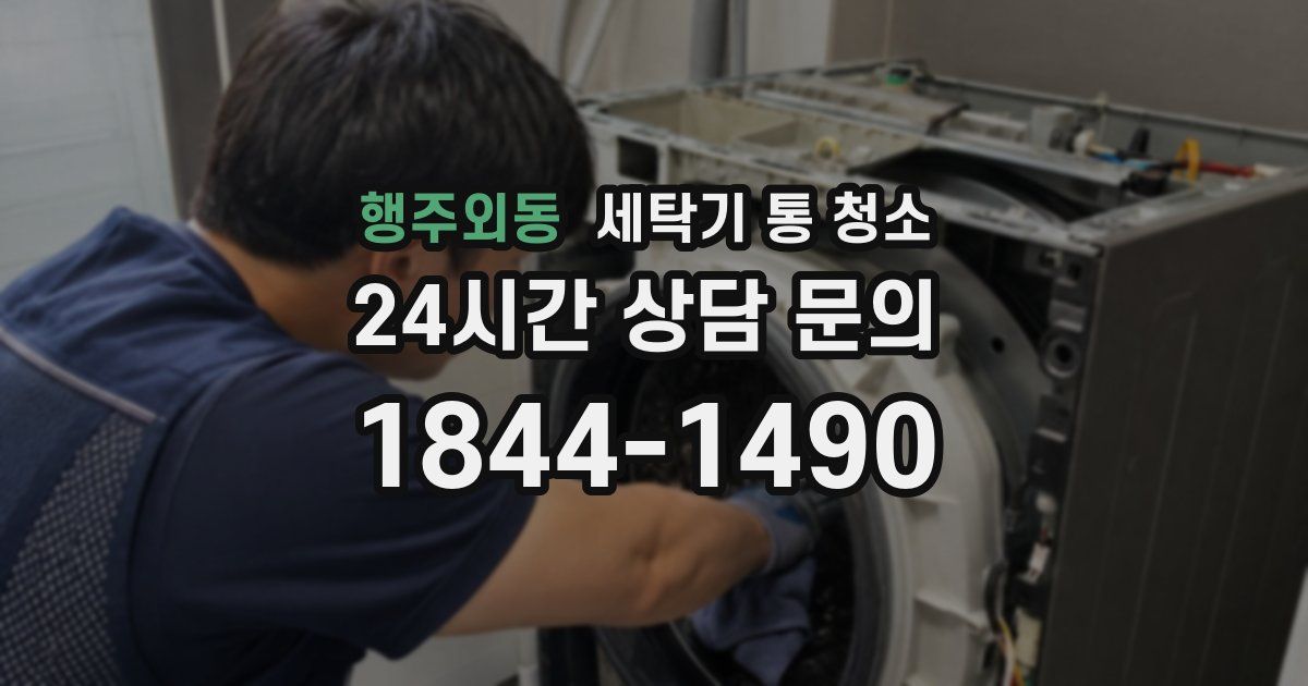 행주외동 세탁기 통 청소