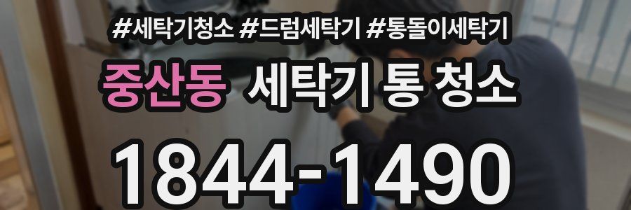 중산동 세탁기 통 청소