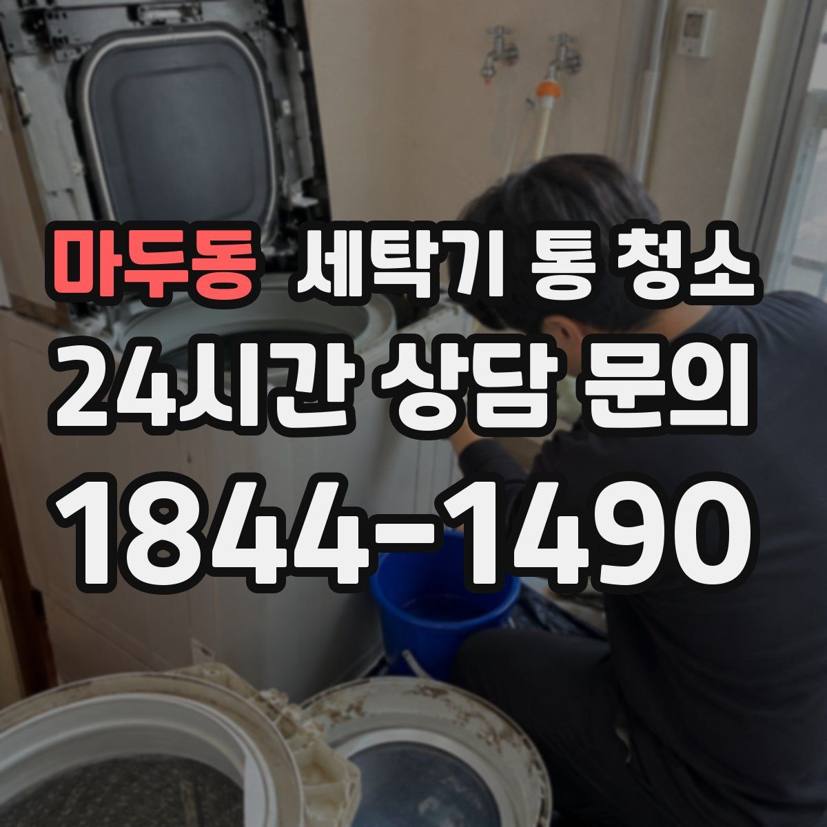 마두동 세탁기 통 청소