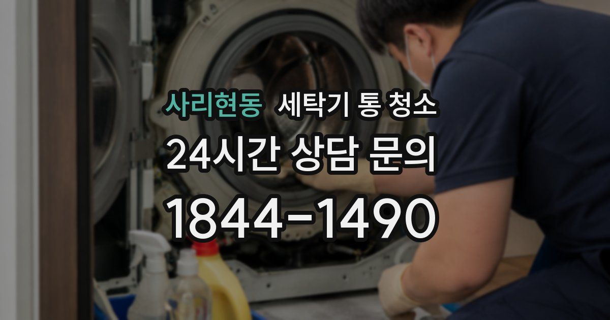사리현동 세탁기 통 청소