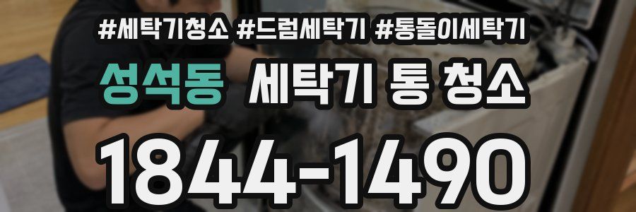 성석동 세탁기 통 청소