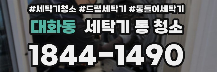 대화동 세탁기 통 청소